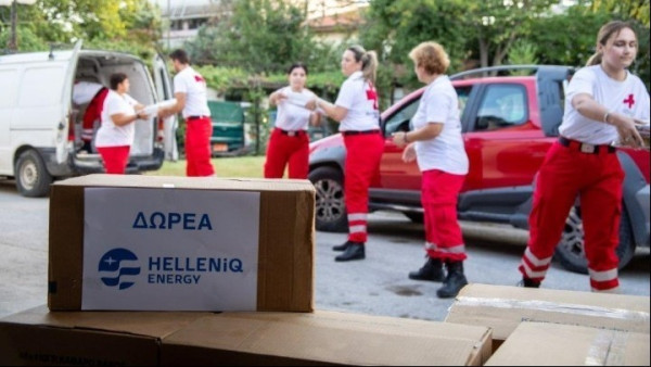 Δράσεις 10 εκατ. ευρώ από την HELLENiQ ENERGY για τους πλημμυροπαθείς της Θεσσαλίας