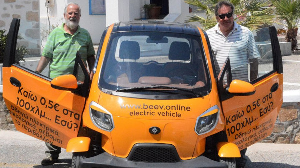 Κάσος: Ο γύρος του νησιού με ηλεκτρικό αυτοκίνητο