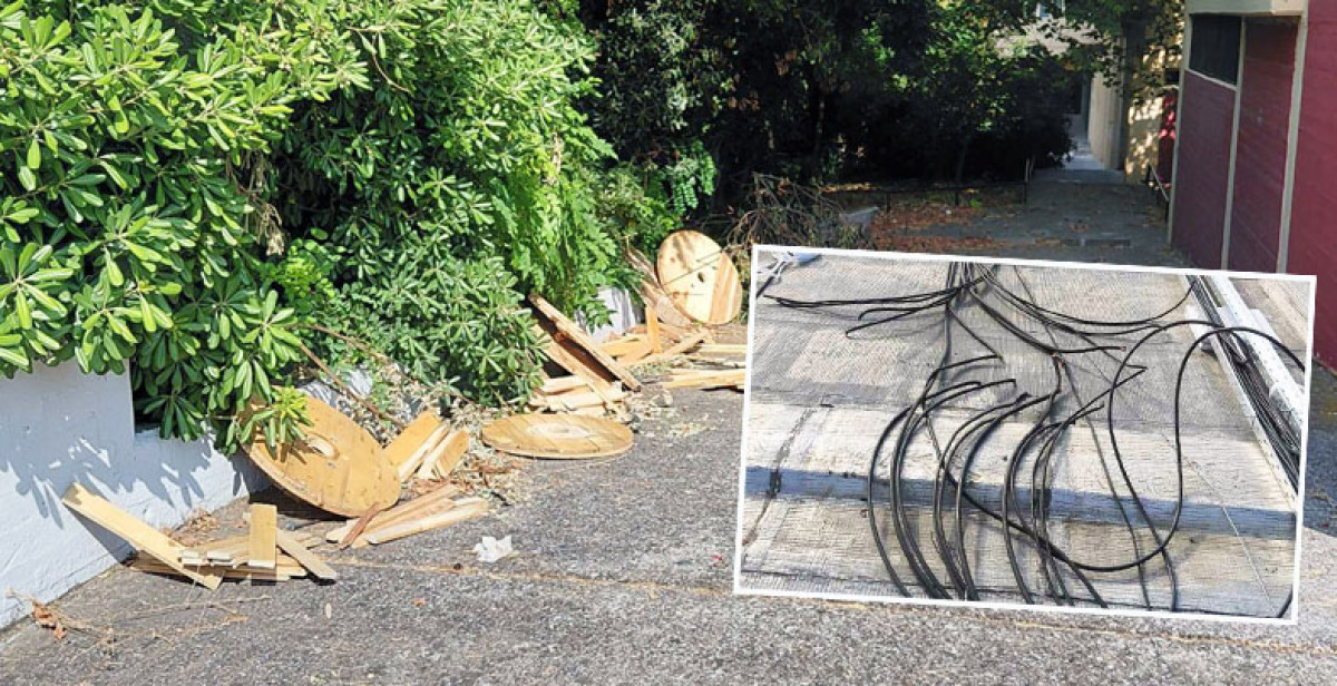 Άγνωστοι έκλεψαν καλώδια φωτοβολταϊκών πάνελ από σχολεία του δήμου Νεάπολης-Συκεών