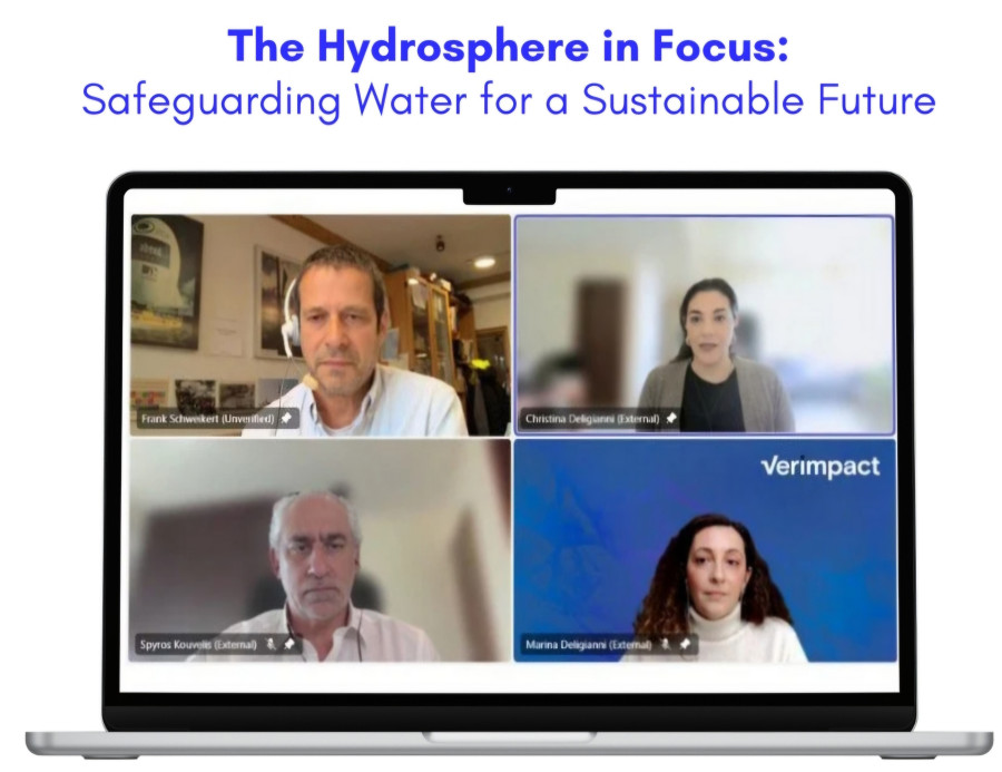 Διαδικτυακό Σεμινάριο για την Παγκόσμια Ημέρα Νερού από τη Verimpact και το Ινστιτούτο για τη Βιώσιμη Ανάπτυξη - EPLO