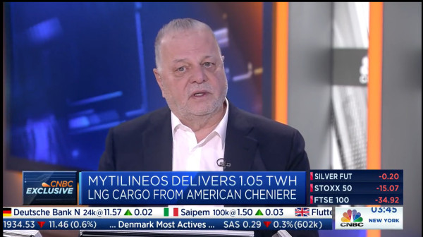 Ο Ευάγγελος Μυτιληναίος στο CNBC και στην εκπομπή Squawk Box