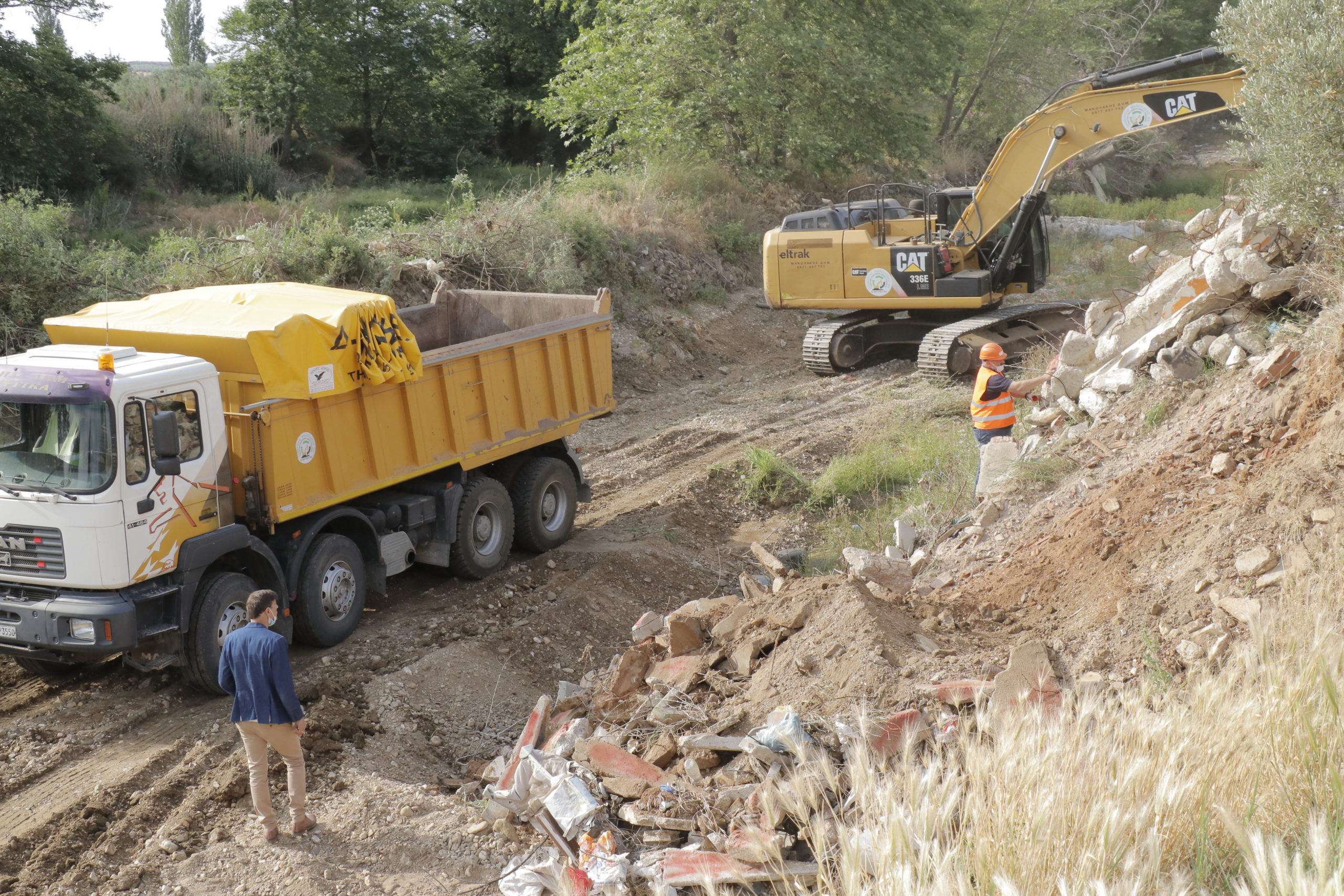 ΑΝΑΚΕΜ: Καθαρισμός στον ποταμό Χαβρία στη Χαλκιδική-Απομακρύνθηκαν 500 τόνοι απόβλητα